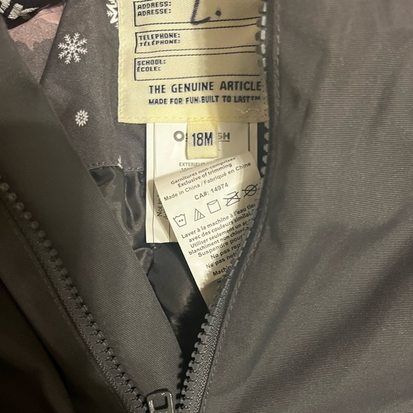 Oshkosh toddler Snow suit set 18 months - Picture 2 of 9